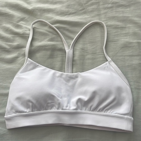 lululemon athletica Other - White Lululemon Flow Y Bra